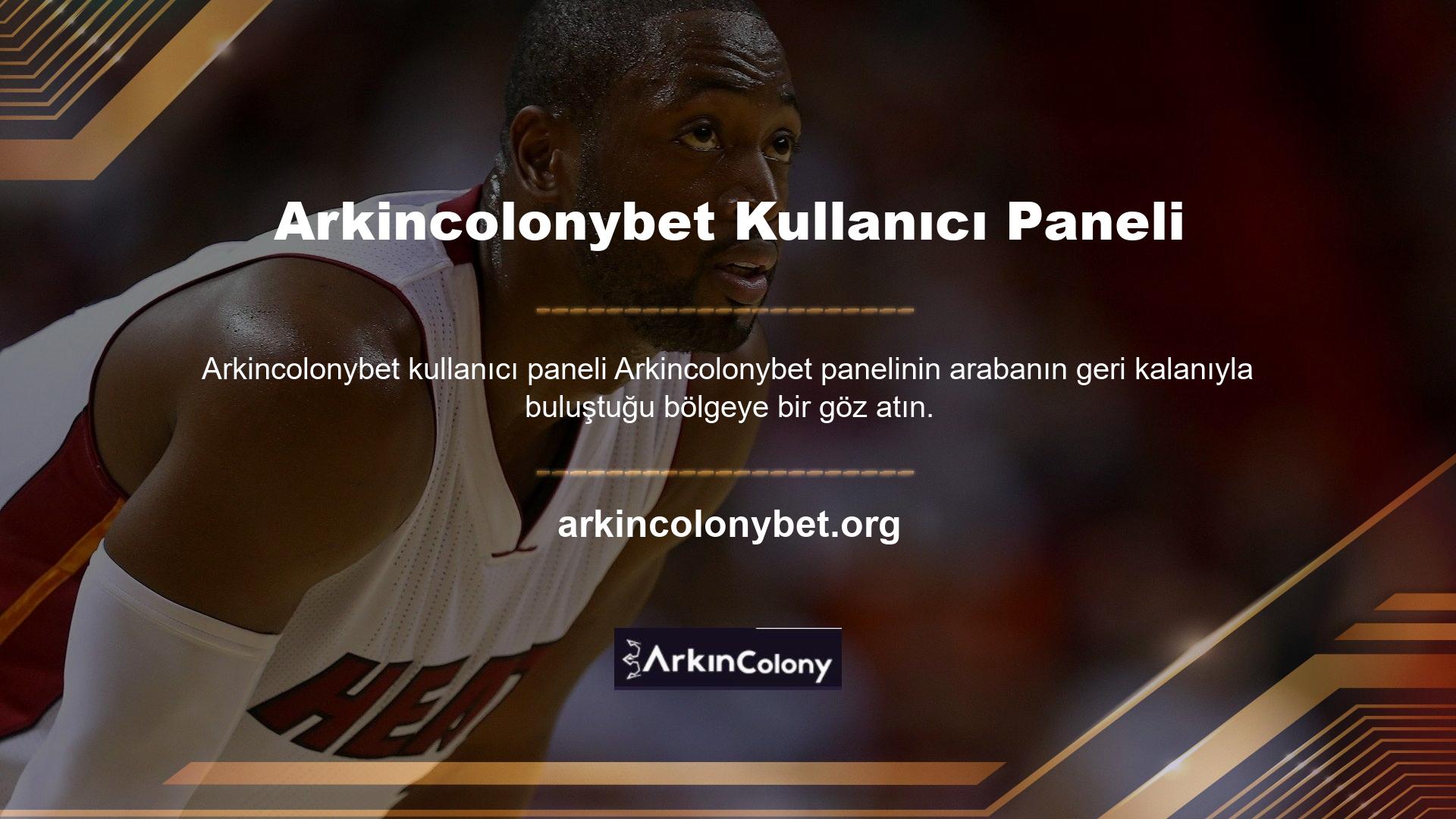 Canlı bahis, espor, yuva, canlı casino, sanal sporlar, bingo, turnuvalar, oyun şovları, poker, promosyonlar, Arkincolonybet tv